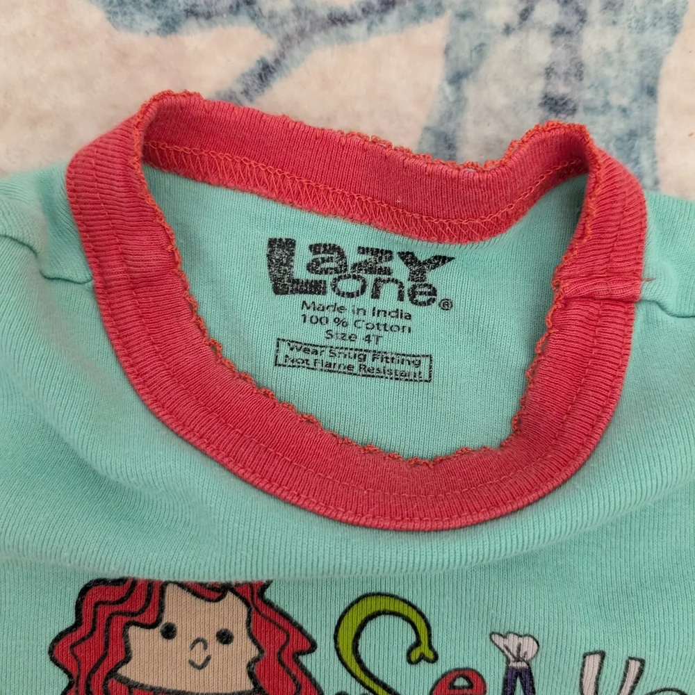 💥3/$24 Lazy One Mermaid Pajama‎ Set